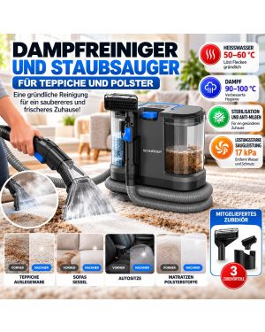 Dampfreiniger und Staubsauger für Teppiche und Textilien