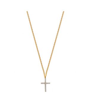 Collier avec pendentif croix...