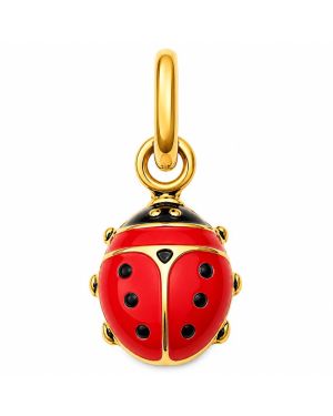 Pendentif Olyssa Lucky - Coccinelle Or jaune 18K - Émail - 7x7mm