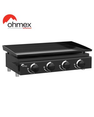 Plancha à gaz Ohmex 4 brûleurs