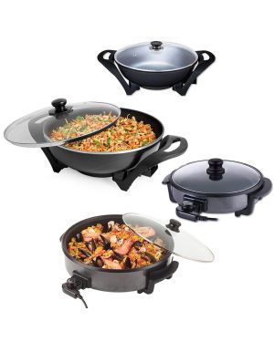 Elektrische Pfanne und Wok