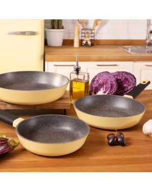 Set de 3 Poêles Polka tous Feux dont Induction