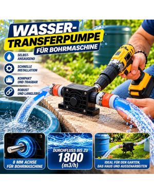 Wasser-Transferpumpe für Bohrmaschine