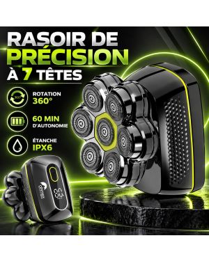 Rasoir de Précision à 7 Têtes