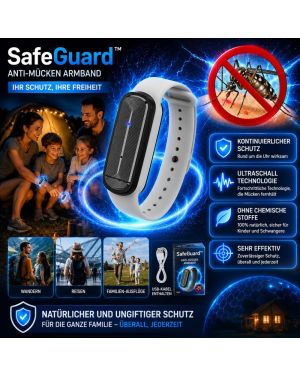 SafeGuard™ - Ultraschall-Mückenschutzarmband