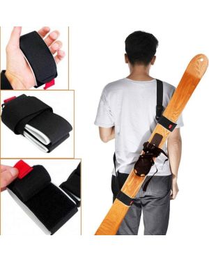 Set de 2 - Sangles porte-skis et bâtons