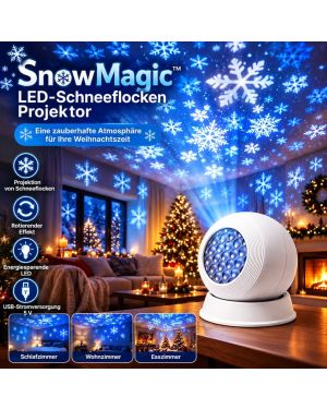 SnowMagic™ LED-Schneeflockenprojektor