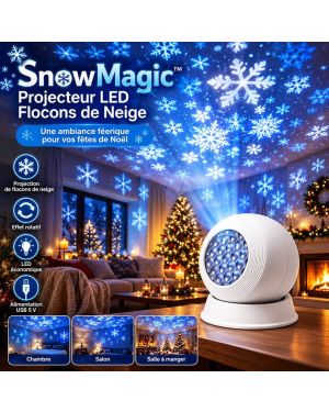 SnowMagic™ Projecteur LED Flocons de Neige