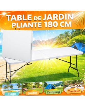Table de jardin pliante 180 cm