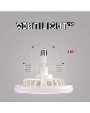 Ventilight™ - Schwenkbarer Deckenventilator mit integrierter Beleuchtung