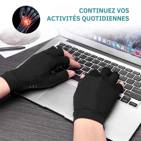 Gants De Compression Awlve Sameo Pour Douleurs Aux Mains - Arthrite, Rhumatismes, Amélioration Circulation
