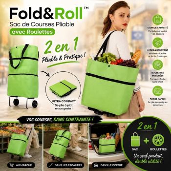 Fold&Roll™ – Sac de Courses...