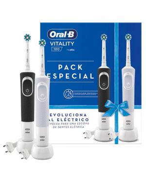 Pack de 2 Brosses à dents électrique rechargeable Oral-B Vitality