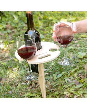 Table à Vin Pliante et Portable pour Extérieur