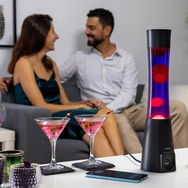 Lampe à Lave avec Haut-Parleur Bluetooth et Microphone - INNOVAGOODS