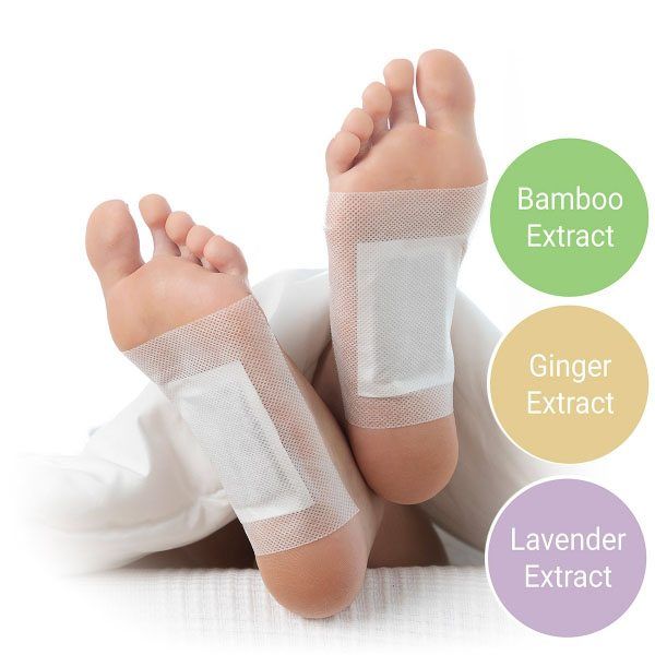 Detox-Fupflaster - Bamboo, Lavender oder Ginger 10 Stck Innovagoods