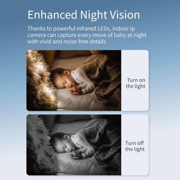 Caméra wifi avec vision nocturne