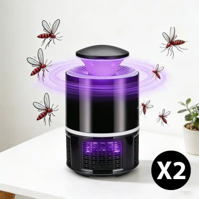 MosqAway™ – Piège Anti-Moustiques Automatique USB (Lot de 2)
