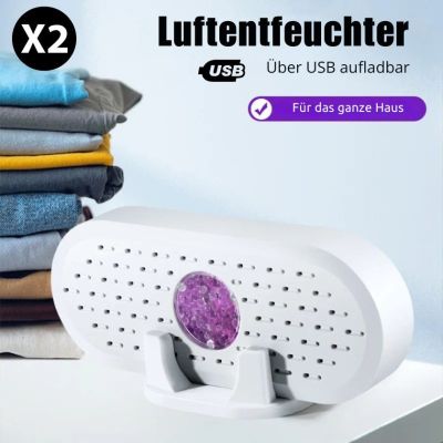 Set mit 2 MiniDry™ – USB-aufladbarer Luftentfeuchter