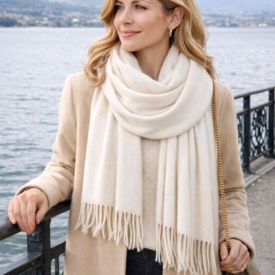 Lamia™ - Écharpe en cachemire — Douceur, chaleur et élégance