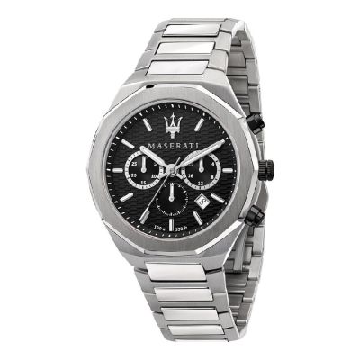 Herrenuhr Maserati Chrono Stile Watch - Black Dial