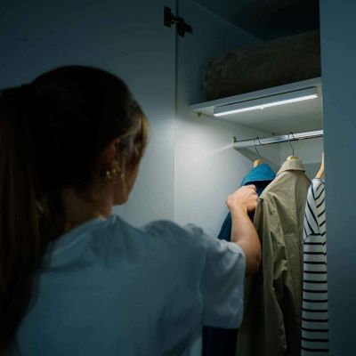 Lampe LED 55cm Amovible avec Détecteur de Mouvement Ksix