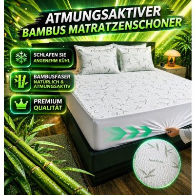 Atmungsaktiver Bambus-Matratzenschoner ConfortPremium™