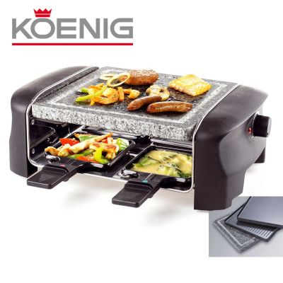 Raclette Gourmet 4 Personen Koenig 2 in 1