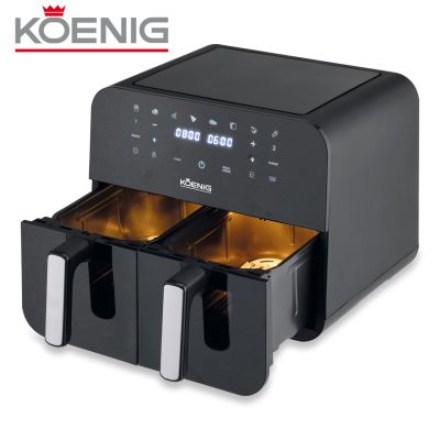 Friteuse Air Fryer Double Tiroirs 9L Koenig