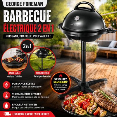 Barbecue Électrique 2 en 1 George Foreman