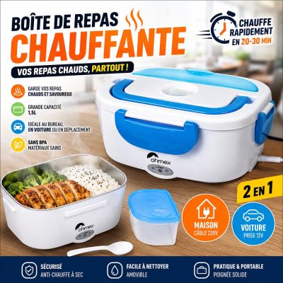 Boîte de repas chauffante