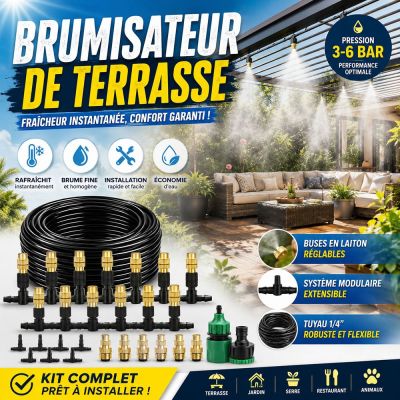Kit Brumisateur de terrasse 15m