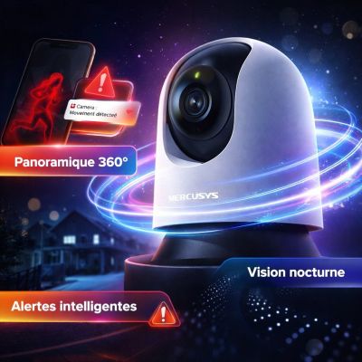 Caméra de Surveillance Panoramique