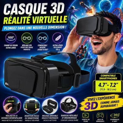 Casque 3D de Réalité Virtuelle