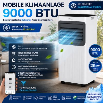 Mobile Klimaanlage 9000 BTU