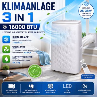 3-in-1-Klimaanlage 16000 BTU