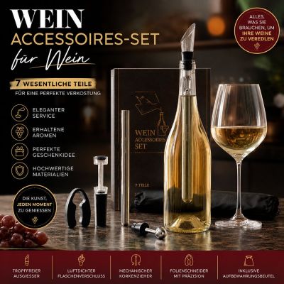 Weinaccessoire-Set 7-teilig