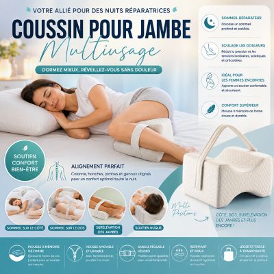 Coussin pour Jambe Multiusage