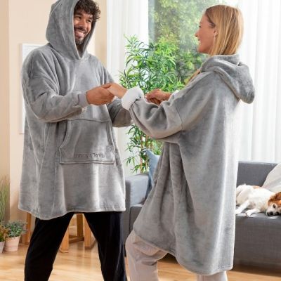 Couverture Polaire à Manches Sweat-shirt Oversize