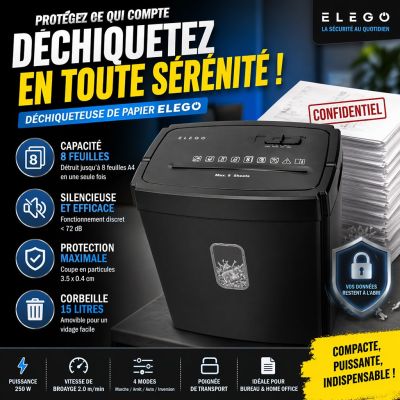 Déchiqueteuse de papier