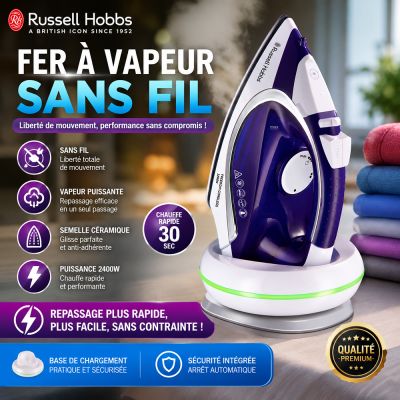 Fer à Vapeur sans Fil RUSSELL HOBBS