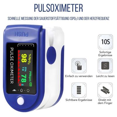Tragbares Pulsoximeter - Ihre Gesundheit ganz einfach