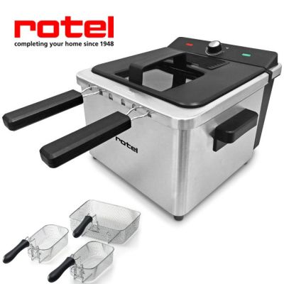 Friteuse Professionnelle 3 Paniers Rotel U1762CH