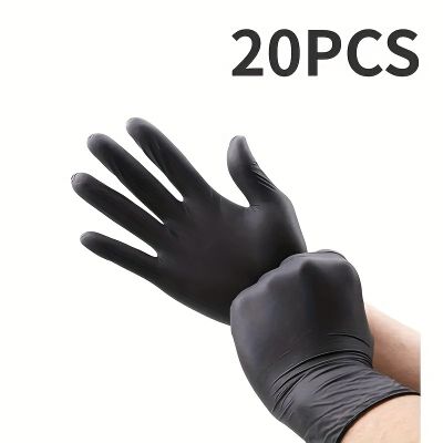 Set mit 20 wasserdichten, latexfreien Handschuhen
