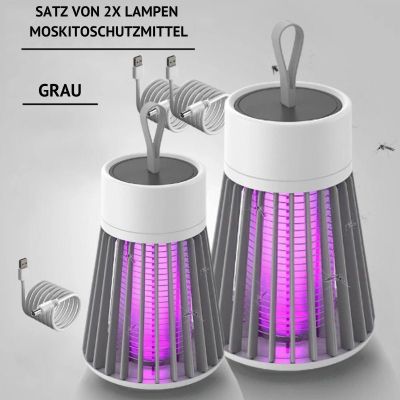 Set aus 2 Zapper™ Anti-Mücken-Lampen