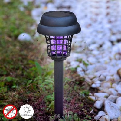 Lot de 2 Lampes de Jardin Solaire Anti-moustiques