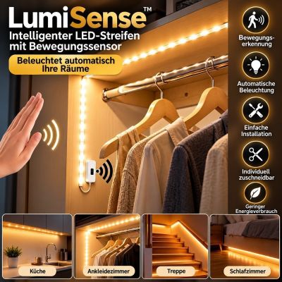 LumiSense™ – Intelligente LED-Streifen mit Bewegungserkennung