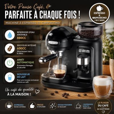 Machine à Espresso et Cappuccino Ariete