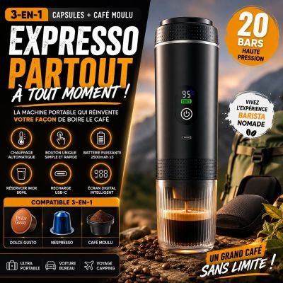 Machine à expresso électrique portable