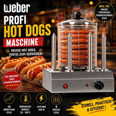 Weber Profi-Hot-Dog-Maschine